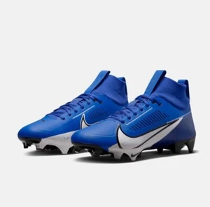 Nike Vapor Edge Pro 360 2 Royal Blue White Football Cleats DA5456-414 Size 8.5 - Picture 1 of 5