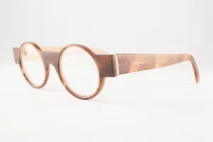 Seltene authentische Michel Henau ODORONO B79/S 47 mm mattbraune Pfirsichbrille Frankreich - Bild 1 von 5