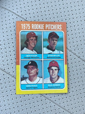 DCC: 1975 Topps Rookie Pitchers Kucek Ruhle Siebert Miller #614 NM