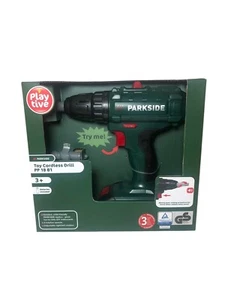Playtive Parkside Akku-Bohrschrauber Spielzeug für Kinder zum Selbermachen 2 rotierende Geschwindigkeiten Geschenk 3+ - Bild 1 von 7