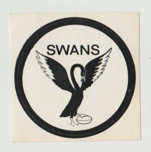 SWANS DISTRICTS FOOTBALL CLUB   SWANS   SUPPORTERS  STICKER  NEW Size-8cm  Diam - Bild 1 von 2