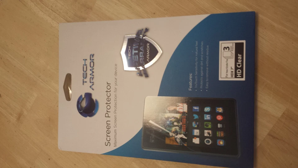 TECH ARMOR Anti-Scratch Screen Protector for Kindle Fire HDX 7" - Image 1 of 1