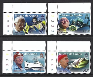 TRISTAN DA CUNHA 2022 JACQUES COSTEAU SET 4 RANDALE UNMONTIERT NEUWERTIG, NEUWERTIG - Bild 1 von 1
