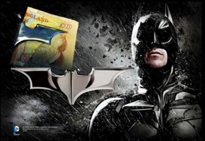 Batman - Batarang Geldklammer (Dark Chrome) - Bild 1 von 1