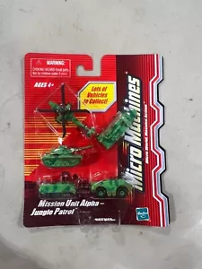 Micro Machines 2003 Mission Unit Alpha Jungle Patrol Set Hasbro Sealed D13 - Picture 1 of 2