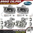 Set of 4 Brake Calipers for Ford Fusion Mazda 6 2006-2012 Lincoln MKZ Front+Rear Mazda 2