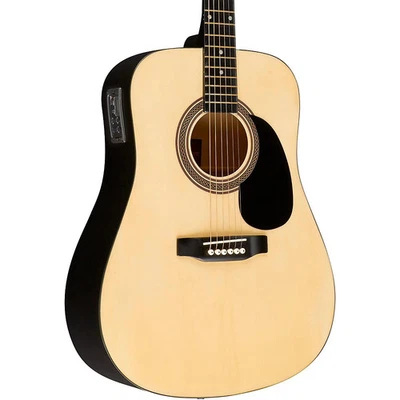 Rogue RA-090 Dreadnought Acoustic-Electric Guitar Natural - Image 1 of 4