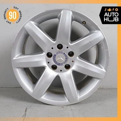 Mercedes R230 SL500 SL600 8.5 X 17 17" Wheel Rim Silver 2304010902 OEM - Image 1 of 4