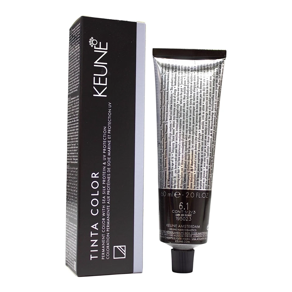 Keune Tinta Color 6.1 Permanent Color Dark ASH Blonde 2 Oz - Image 1 of 1