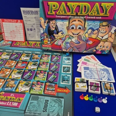 Payday Board Game 2000 Waddingtons Hasbro 100% Complete With Instructions - Image 1 of 4