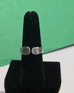 Sterling Silber offener Ring Band Gr.7+ SR#93 - Bild 1 von 5