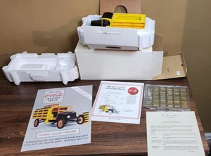 Danbury Mint 1927 Coca Cola Delivery Truck 1/24 Complete in Box W/ Papers - Picture 1 of 12