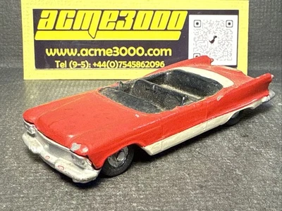 1958-65 Burslem Hubley - Tipos reales - Chrysler Imperial - Rojo/Crema - Sin caja Foto 1 de 4