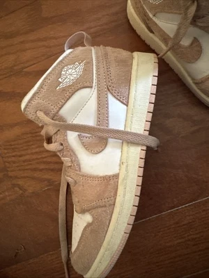 Air Jordan 1 Mid Shoes Youth 1.5Y Pink Wash Violet Frost Basketball FD8781-601 - Image 1 of 4