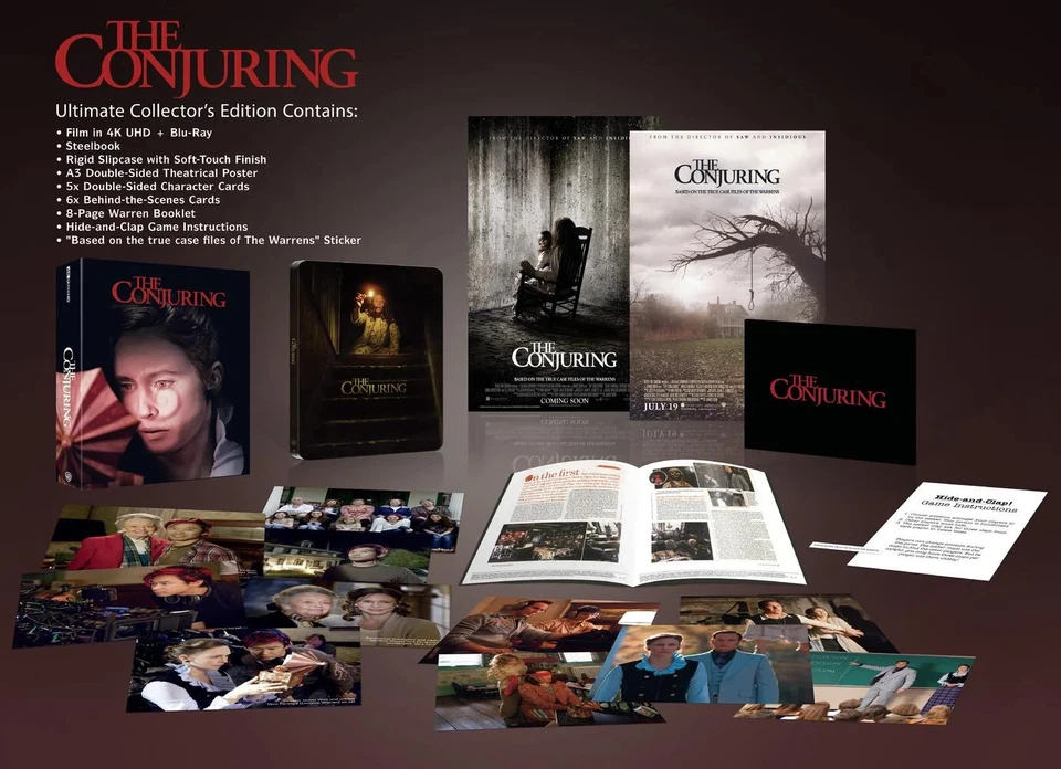 The Conjuring Limited Collectors Edition Steelbook 4K Ultra HD + Blu-Ray - Image 1 of 1