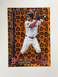 2025 Topps Update #US105 Marcelo Mayer Holiday Jack O' Lanterns Boston Red Sox RC - Bild 1 von 6