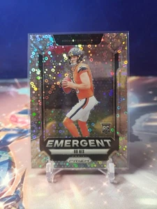 Bo Nix 2024 Panini Prizm #3 No Huddle Disco Emergent Rookie Broncos - Bild 1 von 2