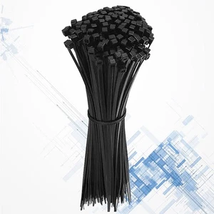 1000 Stück Verschlusskabelbinder Kunststoff Zip Tie Kabelbinder Kabelbinder - Bild 1 von 12