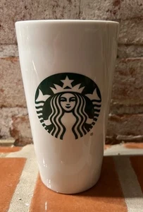 Starbucks 2021 Mermaid Siren Logo Ceramic Coffee Travel Tumbler Mug Cup 12 oz - Picture 1 of 5