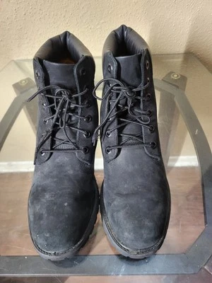 Botas Timberland de cuero y gamuza para hombre negras al tobillo para hombre, talla 10. Foto 1 de 4