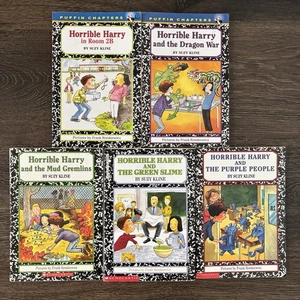 Horrible Harry Lot 5 Books Early Chapter Suzy Kline Scholastic Puffin - Picture 1 of 11