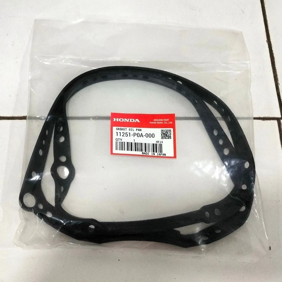 Engine Oil Pan Gasket Fit For Honda Prelude 1992-1995 11251-P0A-000 OEM/Original - Imagem 1 de 3