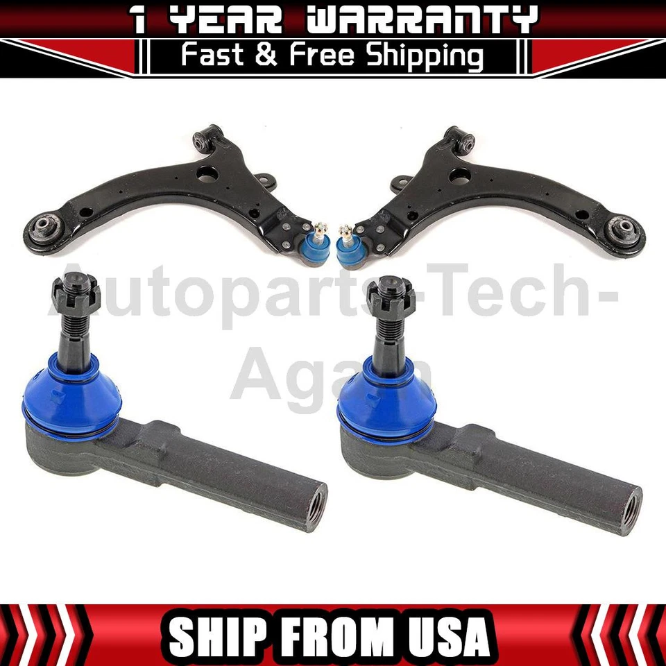 4 рычага управления передним анкерным стержнем Mevotech подходят для Oldsmobile Intrigue 1998-2002 годов выпуска - Изображение 1 из 4