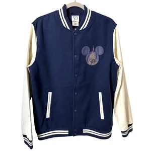 Giacca Walt Disney World 50° Anniversario Varsity Blu M Parchi Disney Nuova senza etichette - Foto 1 di 9