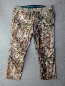 Cabelas Camo Hunting Pants Womens 2XL Outfit Her Zonz Woodland Camo 4Most Dry - Picture 1 of 17