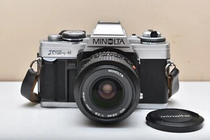 Used Minolta XG-M 35mm SLR Film Camera & MD 28mm f/2.8 Wide angle Lens Japan XGM - Picture 1 of 12