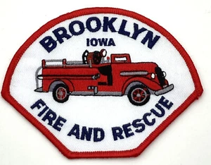 Brooklyn Iowa Fire & Rescue Patch - Picture 1 of 1