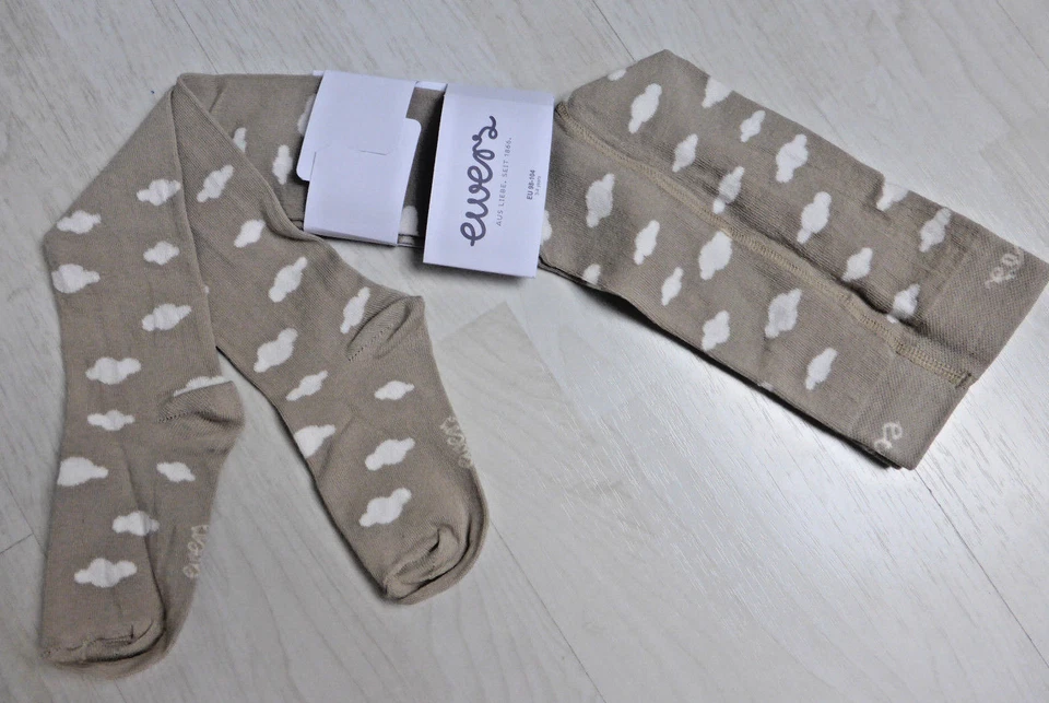 ewers Strumpfhose , beige mit naturfarbigen Wolken,  NEU!!! - Bild 1 von 2