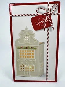 Lenox Illuminations Lit Canal House Window Garland Votive NEW sealed In Box! - Picture 1 of 4