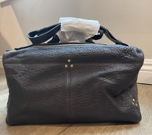 Neu mit Etikett Jerome Dreyfuss dunkelbraun Mokka Lammleder Raoul Beuteltasche Seesack 750 $ - Bild 1 von 12