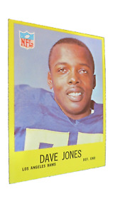 1967 Philadelphia Gum Football Set #90 Dave "Deacon Jones'" Los Angeles Rams, EX