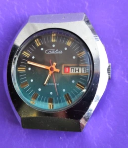 SLAVA 2428 SU Vintage Mechanical Wristwatch shockproof balance USSR Watch - Picture 1 of 5