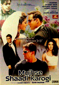 Mujhse Shaadi Karogi (DVD-2004,1-Disc) 0/ALL Rs. Salman Khan."Control His Anger"