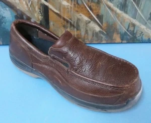 Florsheim Steel Toe Brown Leather, Men's 13 ASTM F2413-11 - Picture 1 of 11