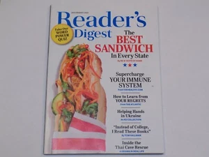 Reader's Digest Magazine July August 2022 Best Sandwich for Every State Ukraine - Picture 1 of 1
