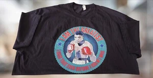 Men's Muhammed Ali T-Shirt Tee Shirt Black Alstyle Apparel Activewear - Size 2XL - Picture 1 of 1