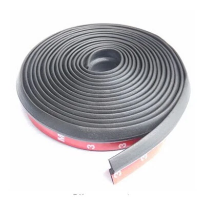 Z-shape Seal Strip Car Door Edge Protector Rubber Weatherstrip Noise Isolation - Image 1 of 4