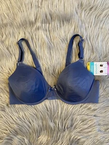 Sujetador Radiant By Vanity Fair para mujer talla 36C azul con aros acolchado fino - Imagen 1 de 7