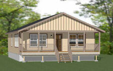 30x40 House -- 3 Bedroom 2 Bath -- 1,200 sq ft -- PDF Floor Plan -- Model 2F