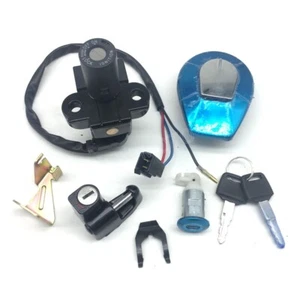 Ignition Switch Fuel Gas Cap Seat Lock Set For 1984-1987 Honda Shadow 700 VT700C - Picture 1 of 7