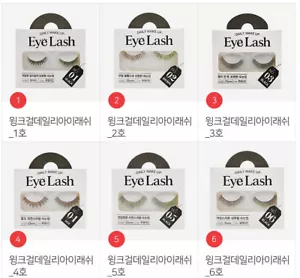 DAISO KOREA Wink Mädchen tägliches Make-up WIMPERN falsche Augenwimpern - Bild 1 von 26