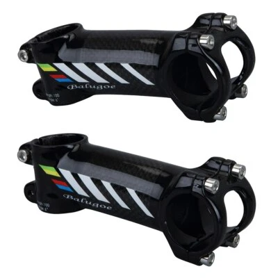 BALUGOE Aluminum Carbon Fiber Riser Bike Stem Bicycle Handle Stem 28.6-31.8mm - Image 1 of 4