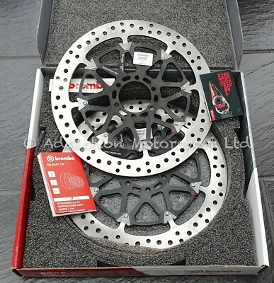 320mm Brembo T-Drive Front Brake Discs Aprilia RSV4, Factory, APRC - 208A98525 - Image 1 of 3