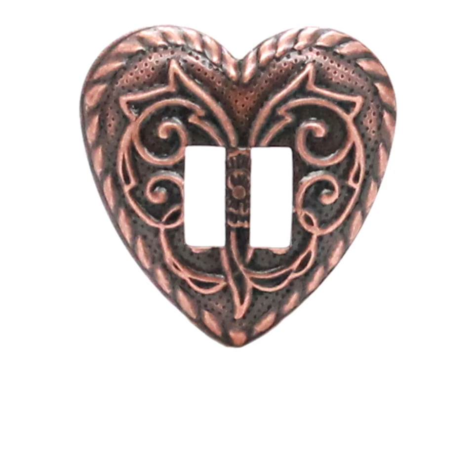 Slotted Stamped Steel Concho Antique Copper 1-3/8" 10 Pack 7015-10 - Image 1 of 1