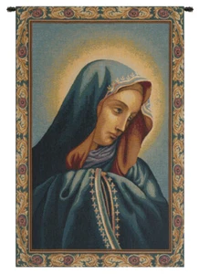 Mater Dolorosa Italian Tapestry | Elegant Wall Art Hanging with Lined Backing - Picture 1 of 5