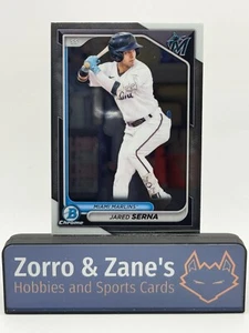 JARED SERNA 2024 Bowman DRAFT - Chrome #BDC-161 Miami Marlins - Picture 1 of 2